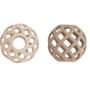 Jouet Balle Silicone – Lot de 2 Clay & Warm Linen BABY'S ONLY