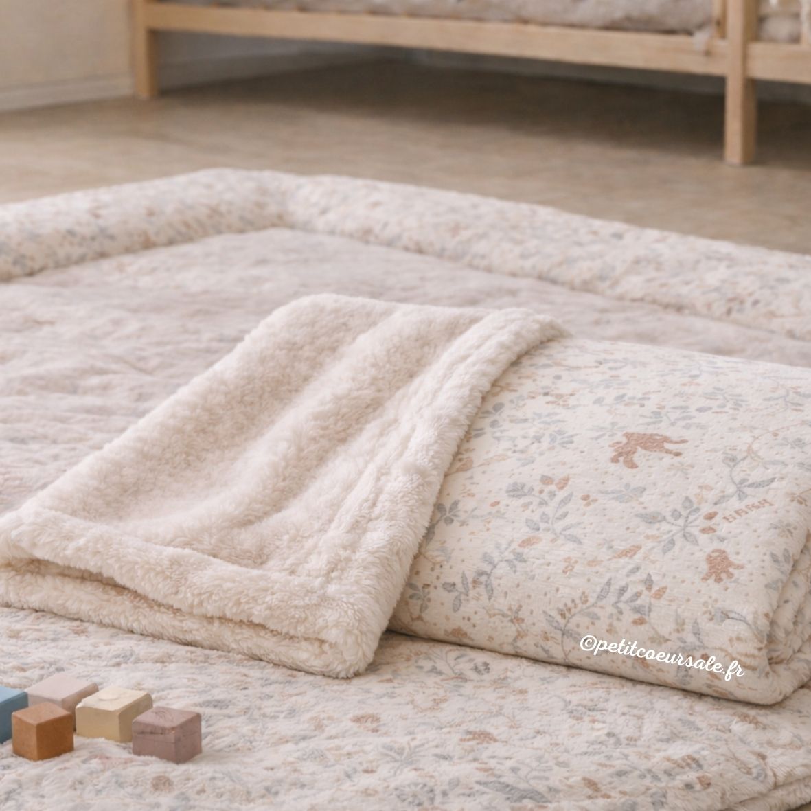 Couverture bébé jardin enchanté (70 x 100 cm) BB & CO