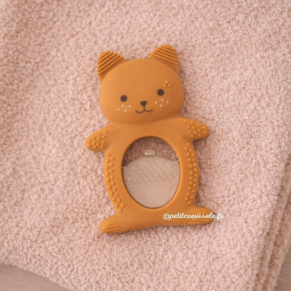 Anneau de dentition réfrigérant bébé – Écureuil