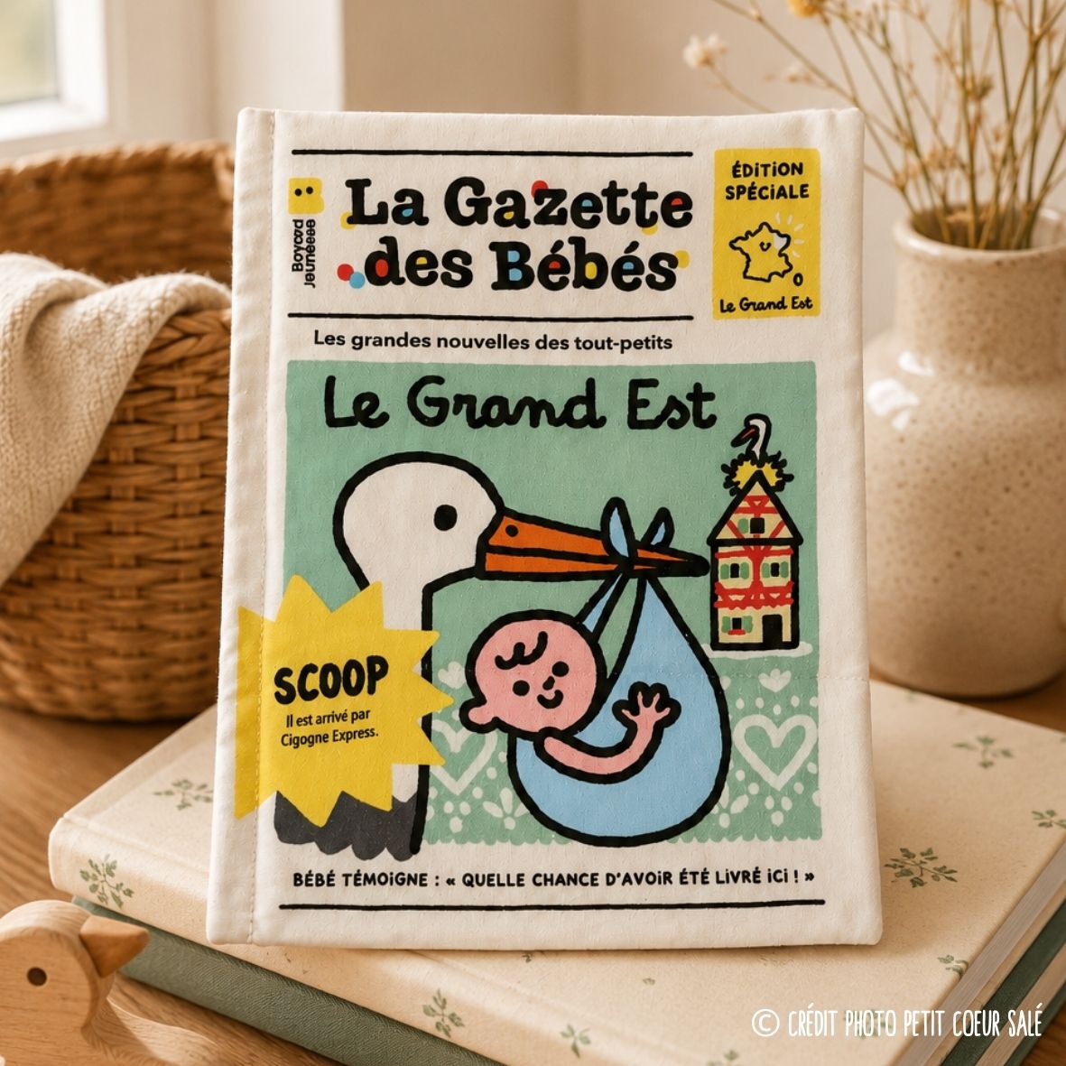La Gazette des Bébés « Grand Est » – Livre d’éveil en tissu BAYARD JEUNESSE