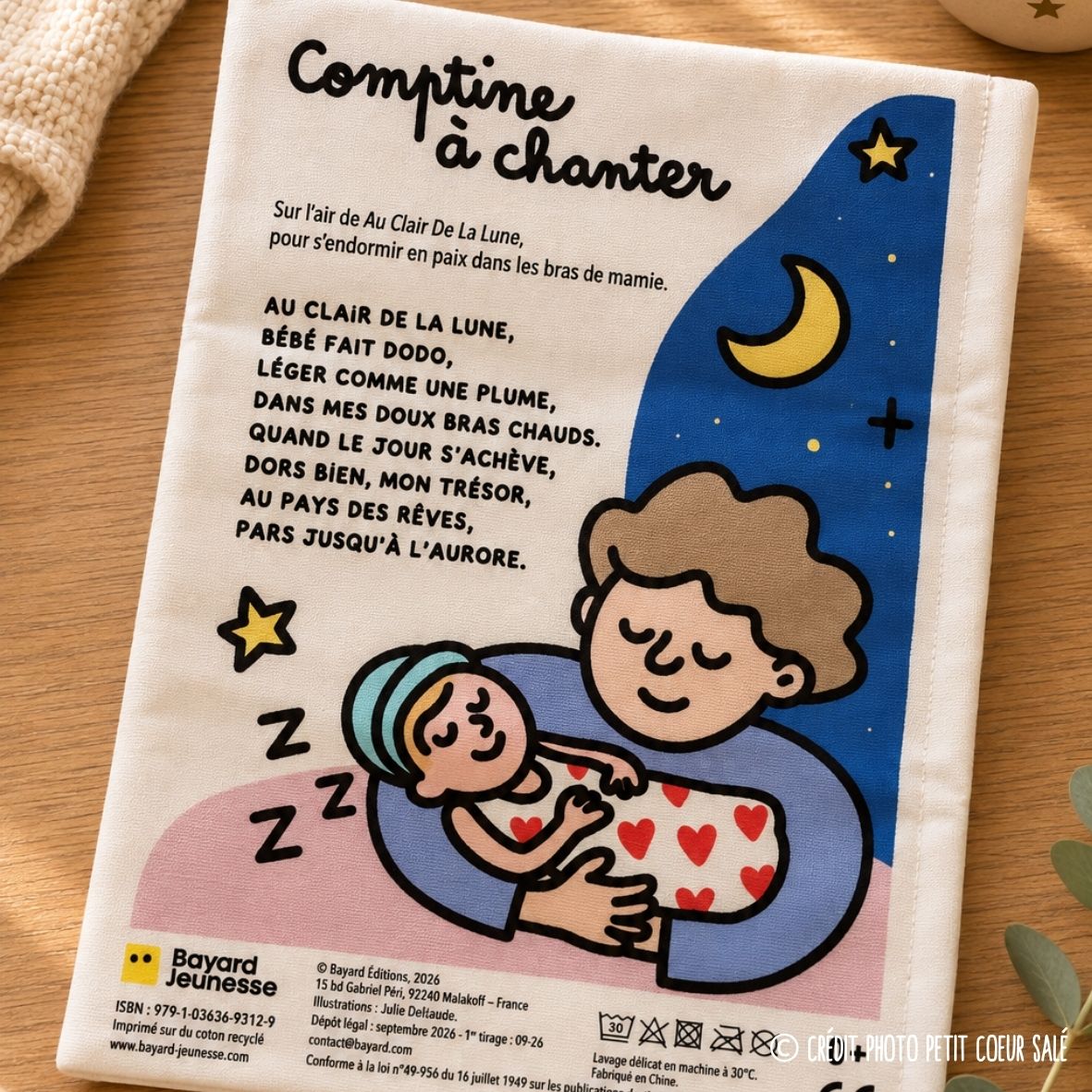 La Gazette des Bébés « Une Mamie pour la Vie » – Livre d’éveil en tissu BAYARD JEUNESSE