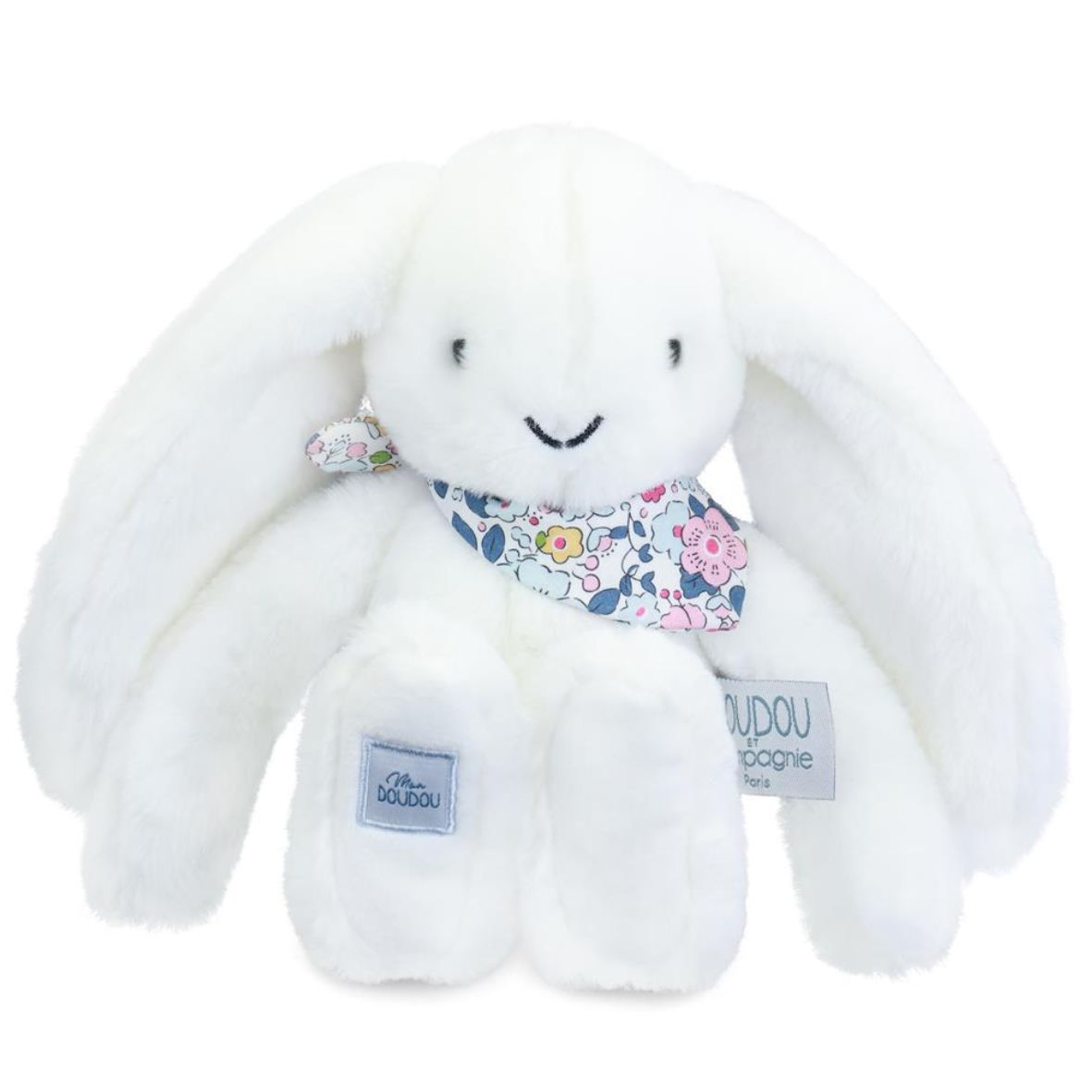 LAPIN FLEURETTE - Blanc 25 cm