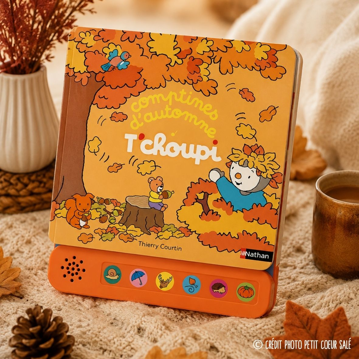 T'choupi – Comptines d'automne – Livre sonore dès 2 ans NATHAN