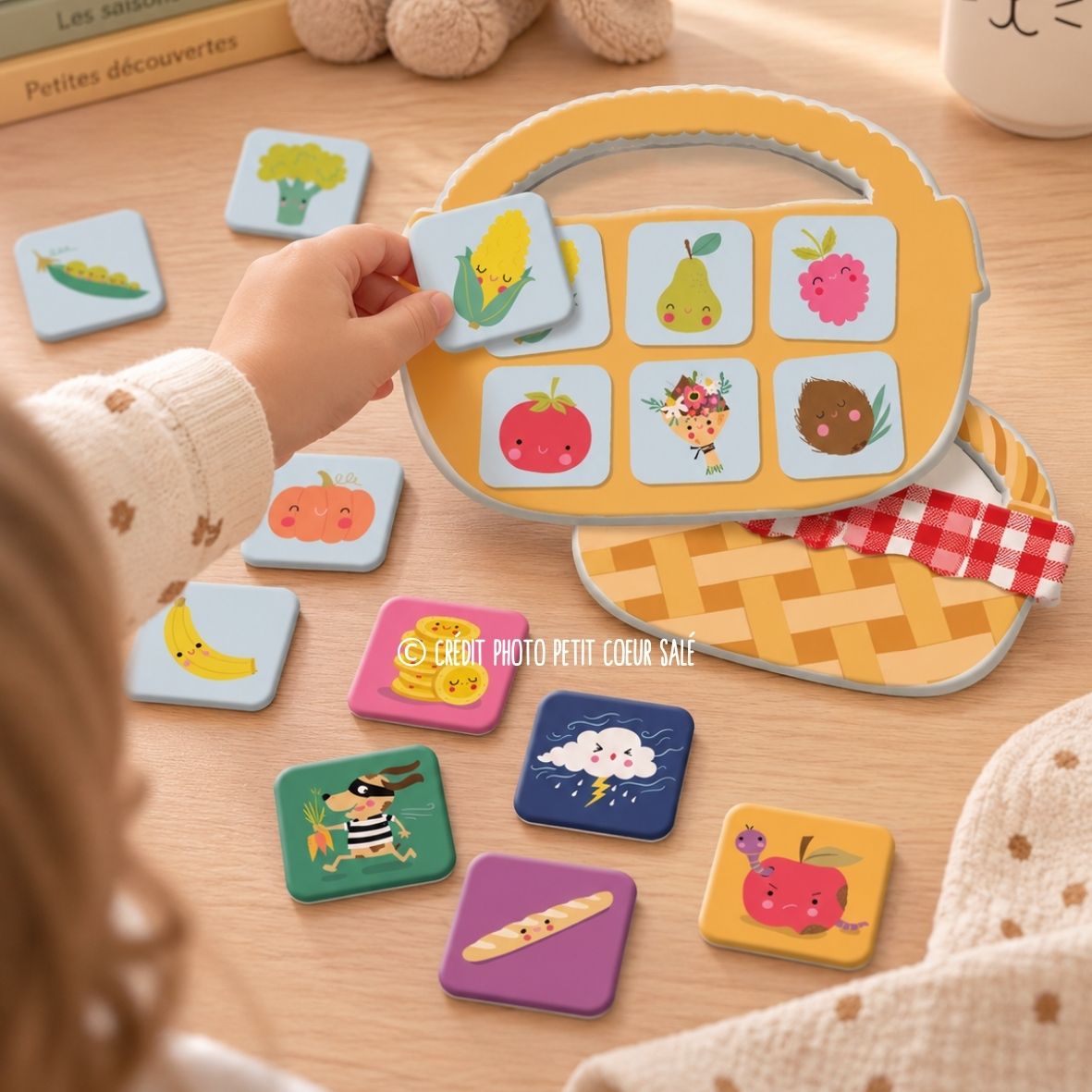 P’tit jeu – Dans mon panier AUZOU
