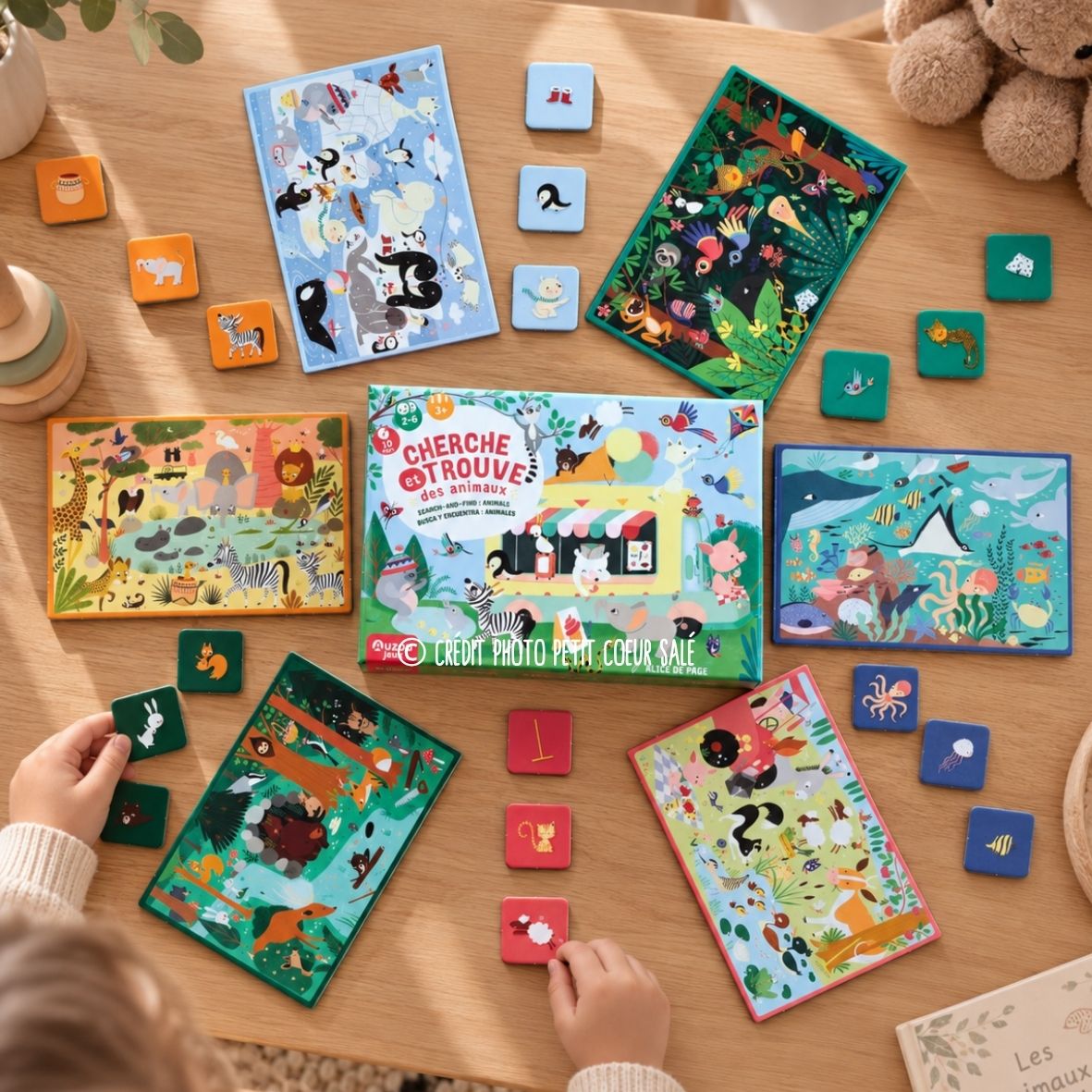 P’tit jeu – Cherche et trouve – Les animaux AUZOU