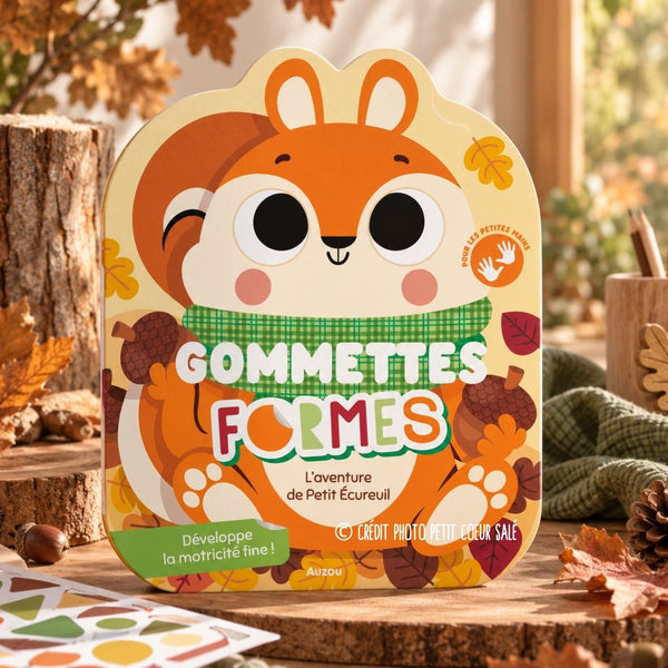 Gommettes formes – L’aventure de Petit Écureuil AUZOU