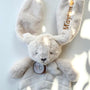 Doudou plat lapin 30 cm  – Crème OB DESIGN