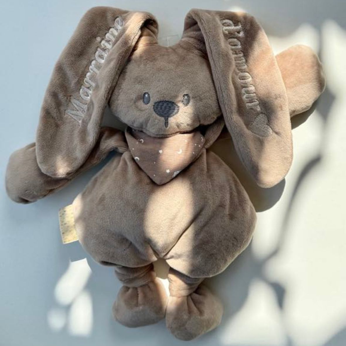 Peluche Lapin LAPIDOU Moka NATTOU
