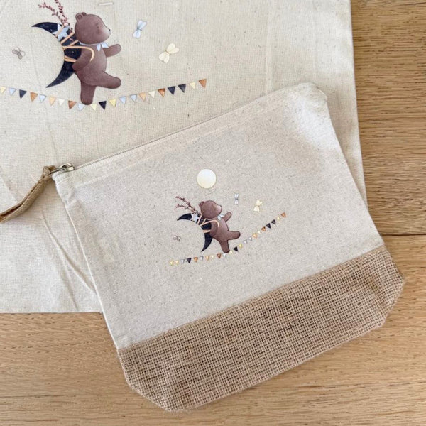 Trousse ours sur guirlande GMLB