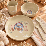 Coffret repas bébé Petite Ferme – Service de table 5 pièces REER