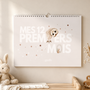 Calendrier mural 12 mois bébé