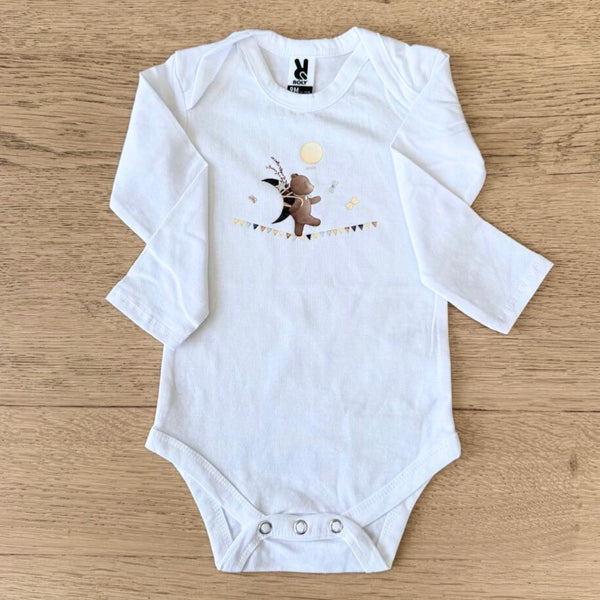 Bodie bébé 9 mois ours sur guirlande TROIS KILOS SEPT
