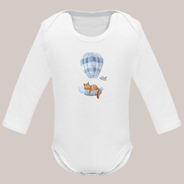 Bodie bébé 9 mois écureuil sur montgolfière GMLB