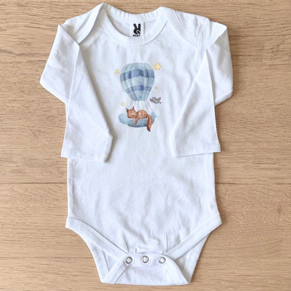 Bodie bébé 9 mois écureuil sur montgolfière GMLB