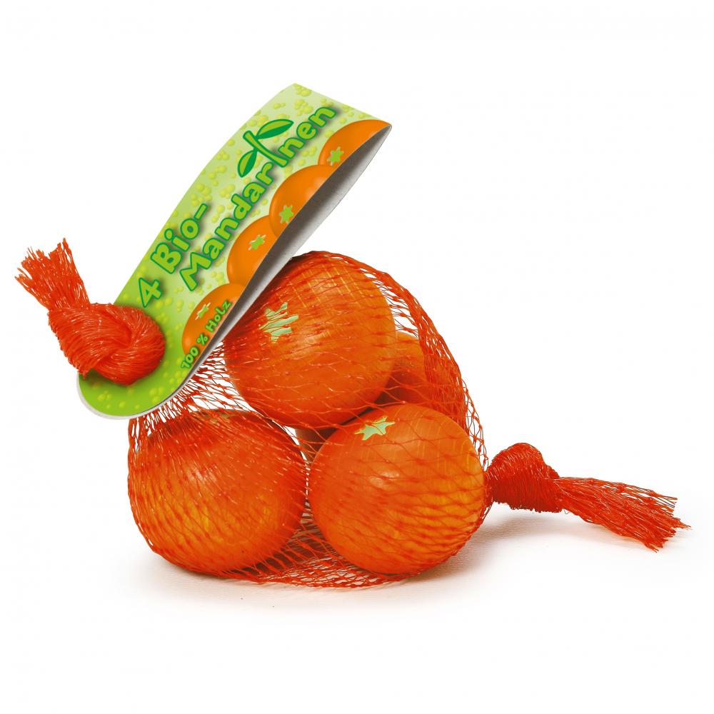 Mandarines en bois dans leur filet – Erzi ERZI
