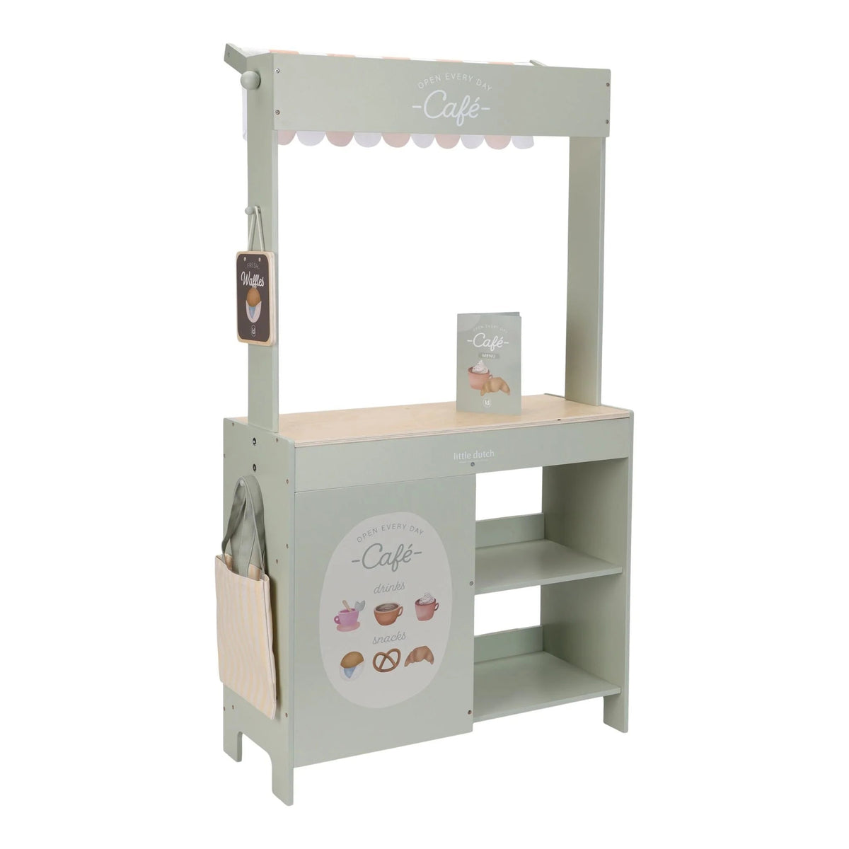 Marchande en bois FSC – Étal de marché & café LITTLE DUTCH