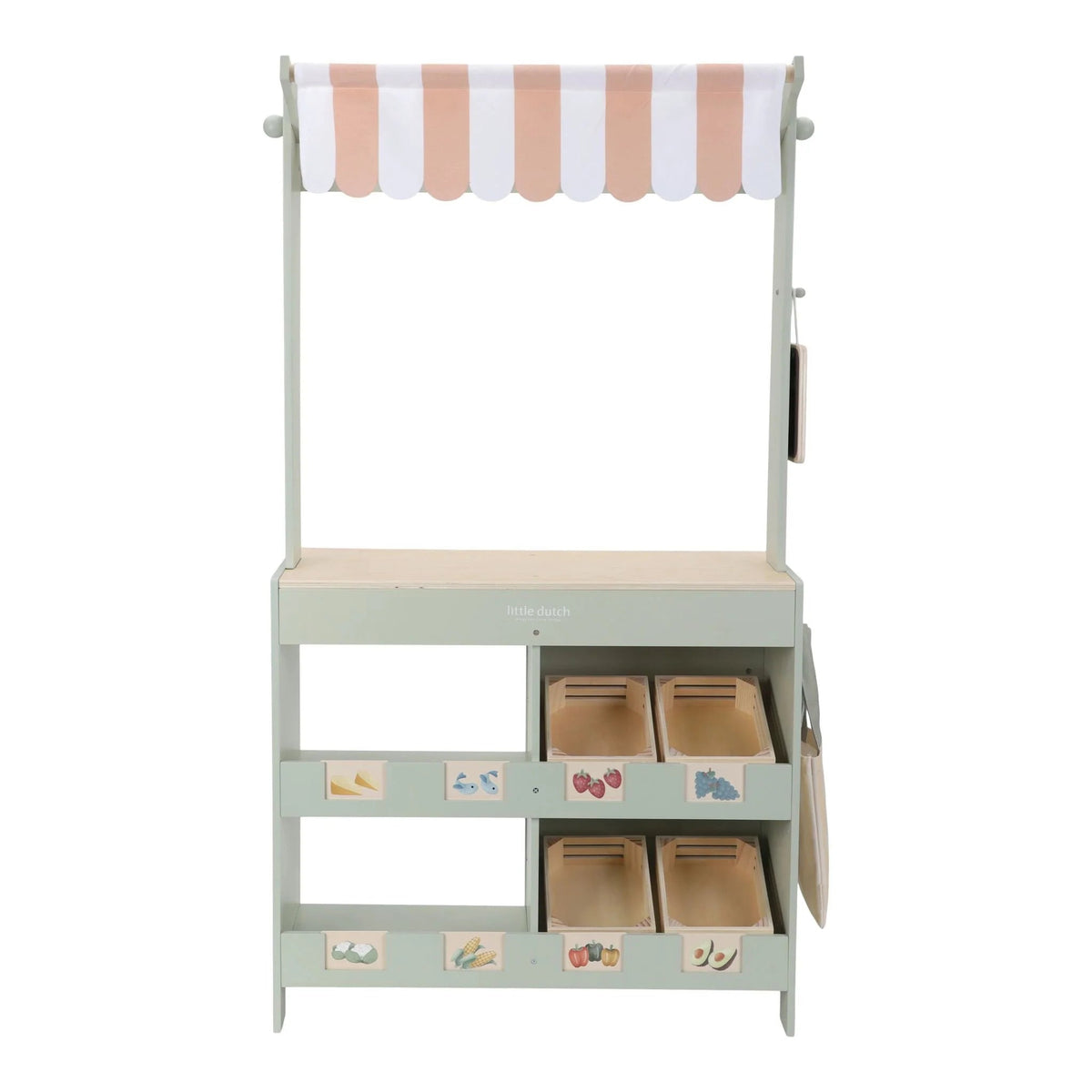 Marchande en bois FSC – Étal de marché & café LITTLE DUTCH
