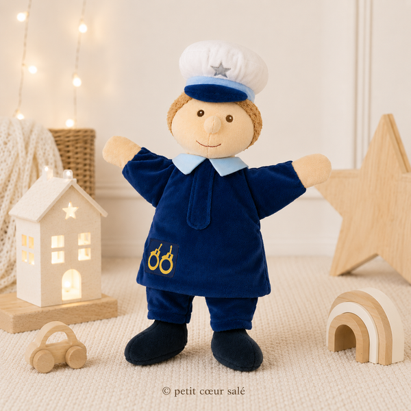 Marionnette gendarme – marionnette douce enfant STERNTALER