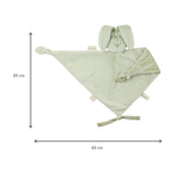 Maxi doudou bébé lapin vert tilleul – doudou naissance 65 cm NATTOU