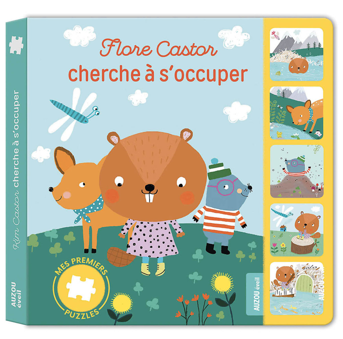 Mes premiers puzzles – Flore Castor cherche à s’occuper – Dès 2 ans NATHAN