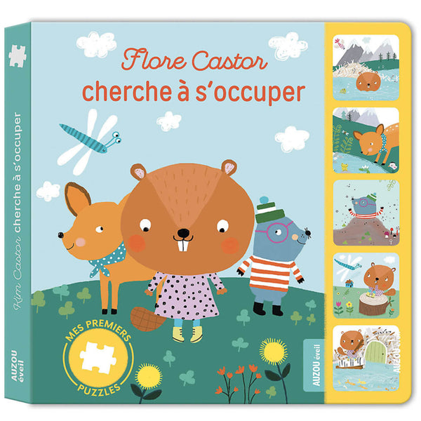 Mes premiers puzzles – Flore Castor cherche à s’occuper – Dès 2 ans NATHAN