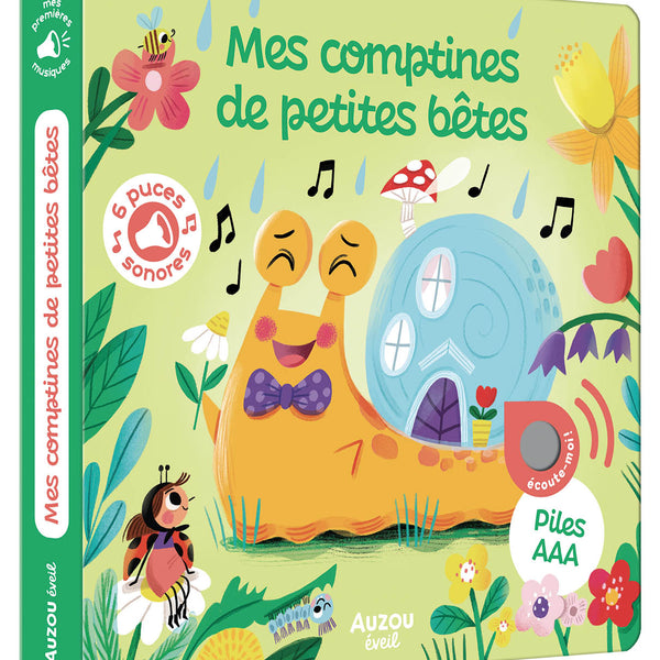 Mes premiers sonores - Mes comptines de petites bêtes AUZOU