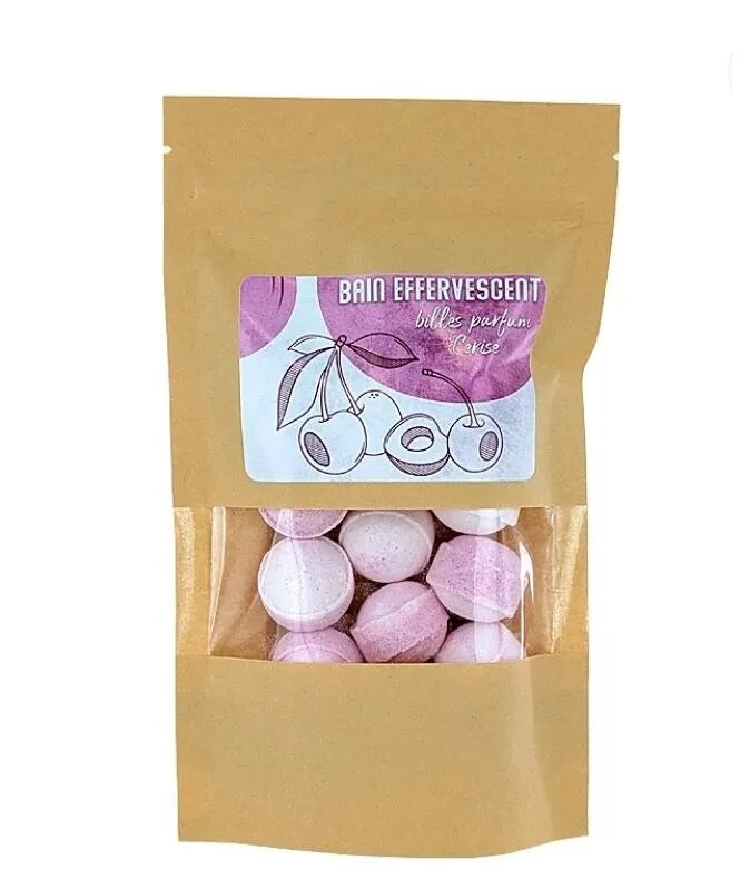 Mini-billes effervescentes pour le bain Fraise SAVONNERIE DE L'ILOT