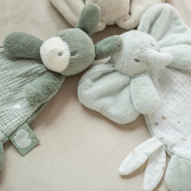Mini doudou Âne LouLou – 25 cm – Vert tilleul – Nattou NATTOU