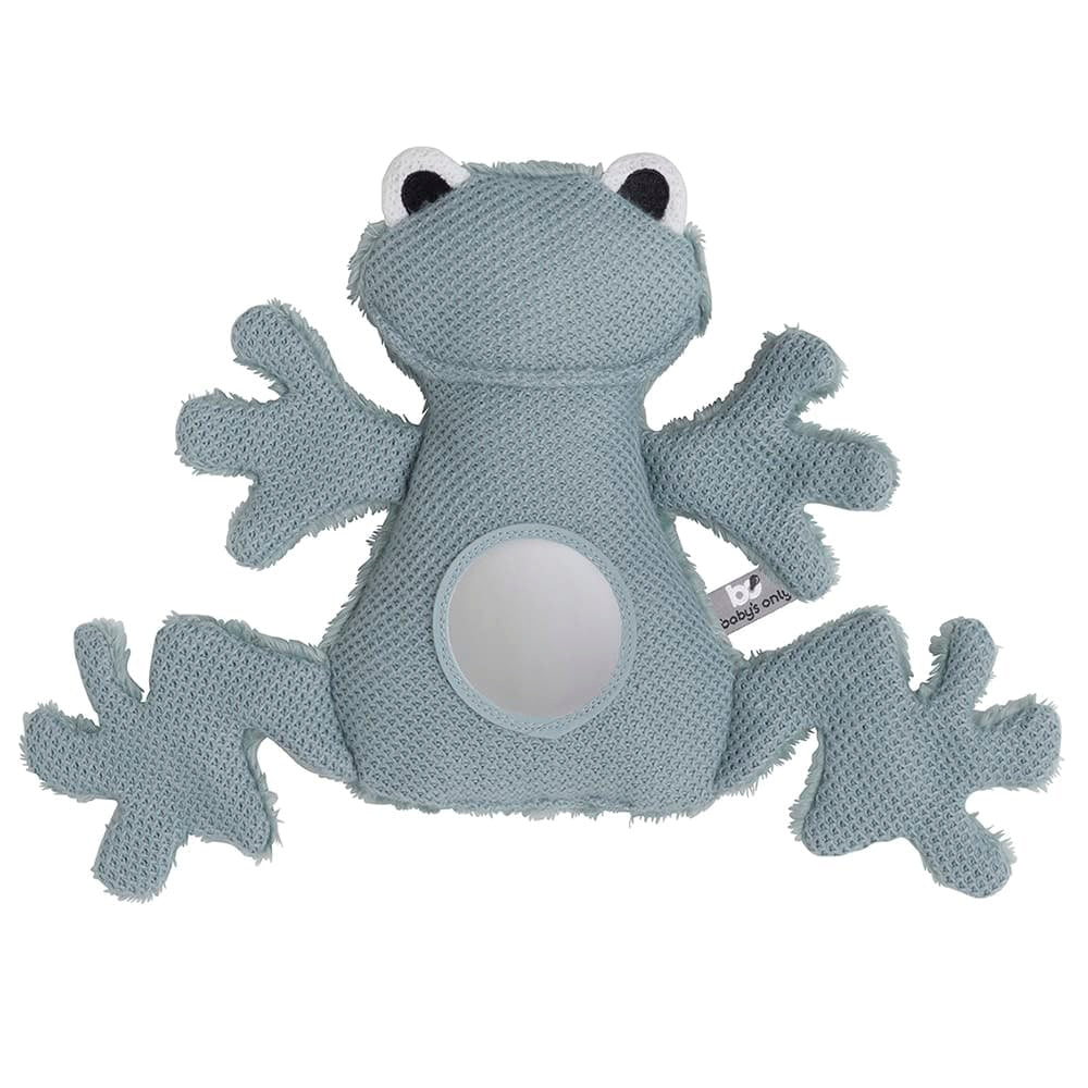 Miroir doudou d'éveil grenouille vert