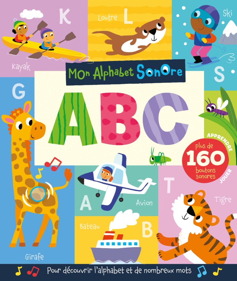 Mon alphabet sonore – ABC - Livre 1 2 3 SOLEIL