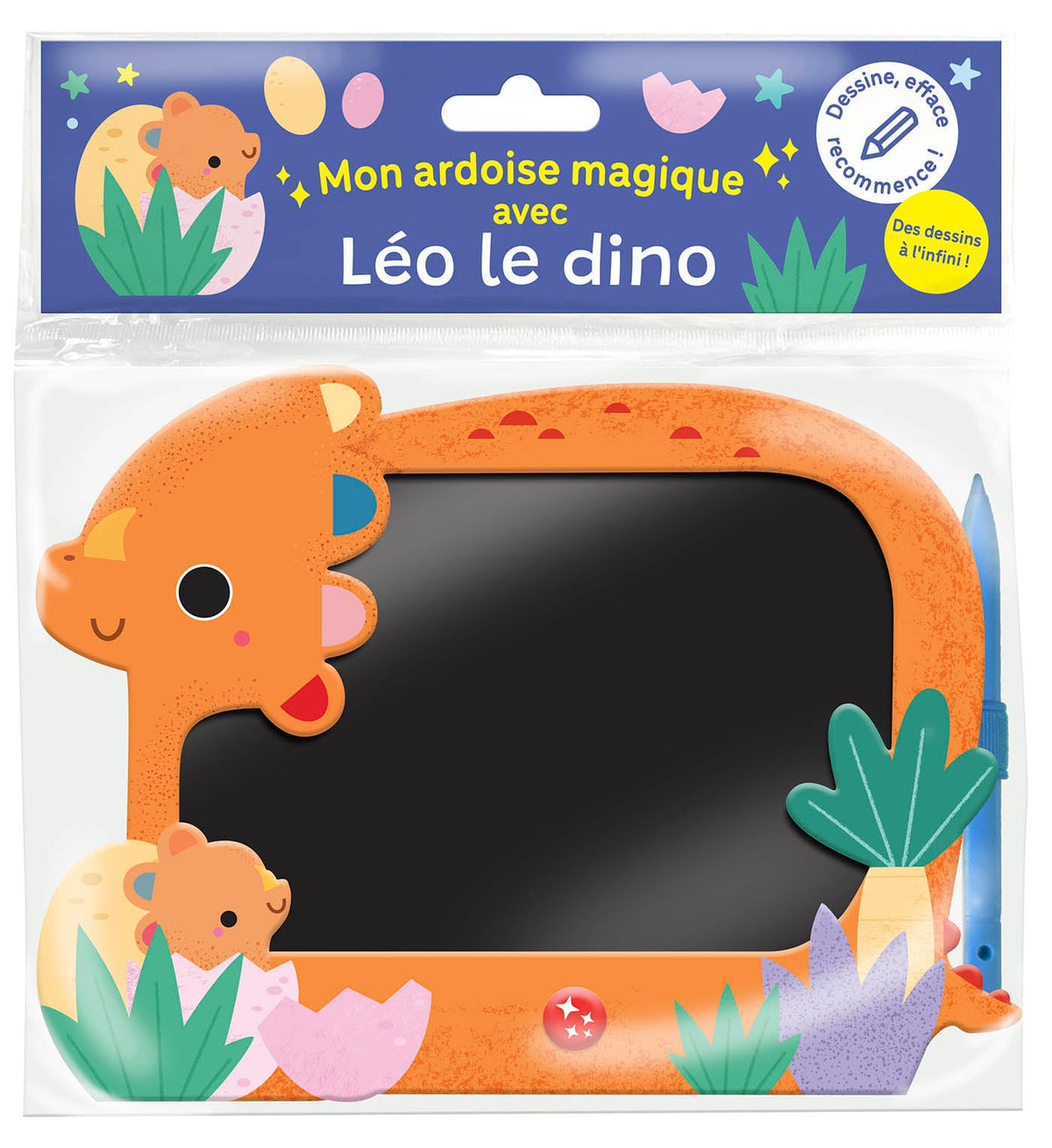 Mon ardoise magique avec Léo le Dino – Dessine, efface, recommence ! AUZOU