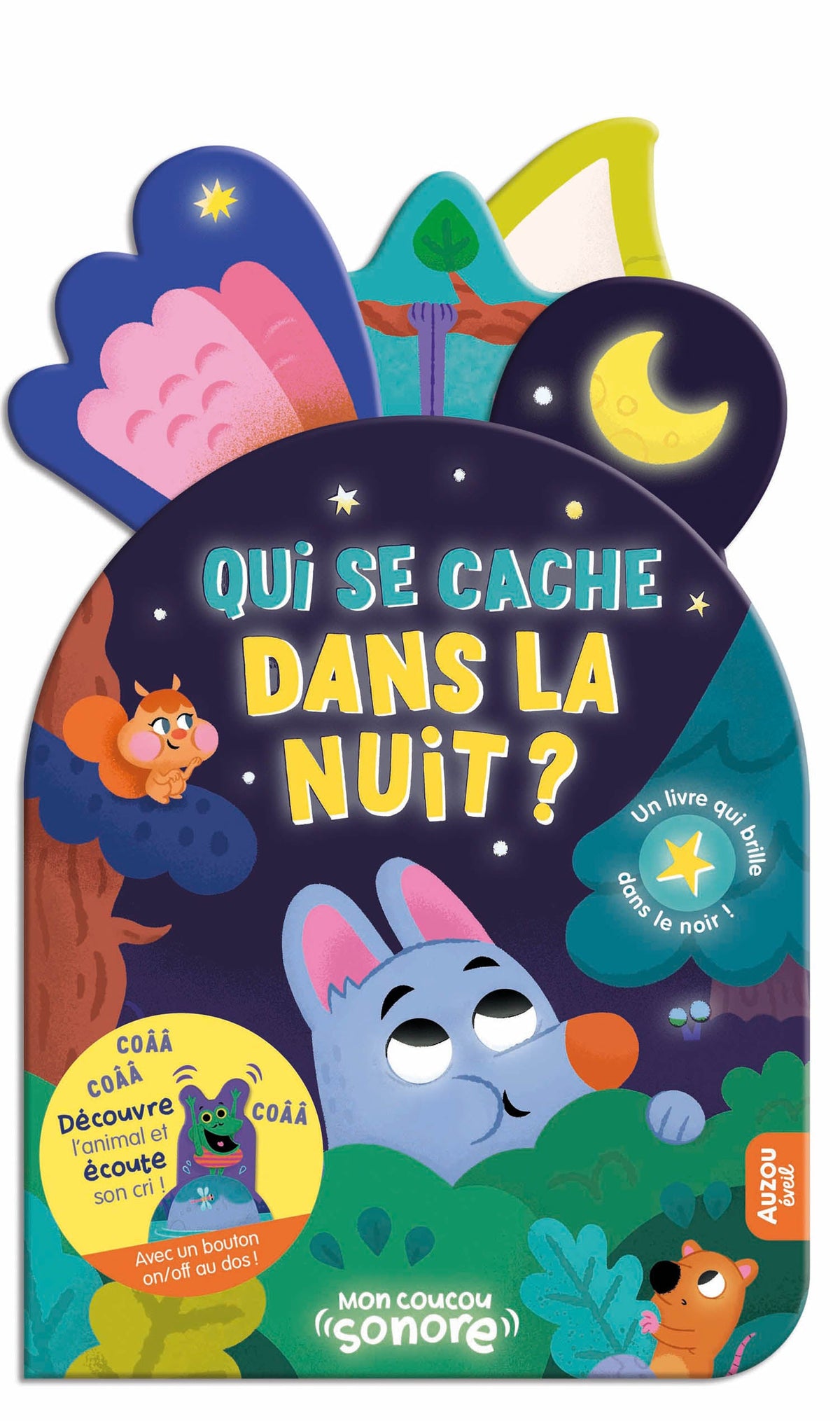 Mon coucou sonore - Qui se cache dans la nuit ? AUZOU