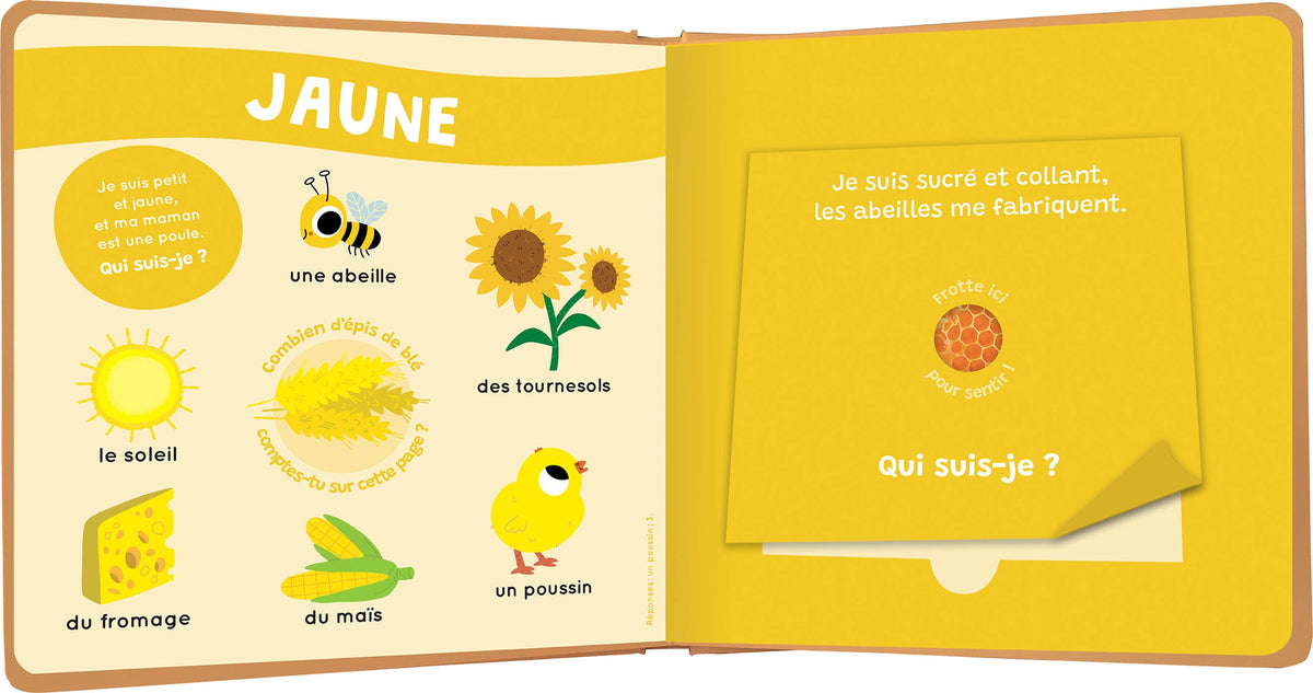 Mon livre des odeurs et des couleurs - La ferme AUZOU