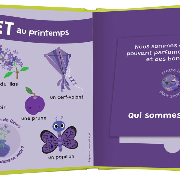Mon livre des odeurs et des couleurs - Les saisons AUZOU