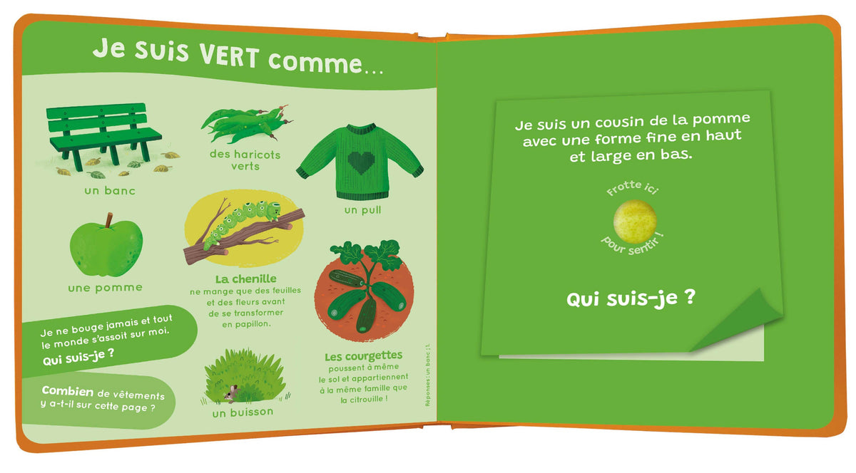 Mon livre des odeurs et des couleurs – L’Automne – Livre sensoriel dès 3 ans AUZOU