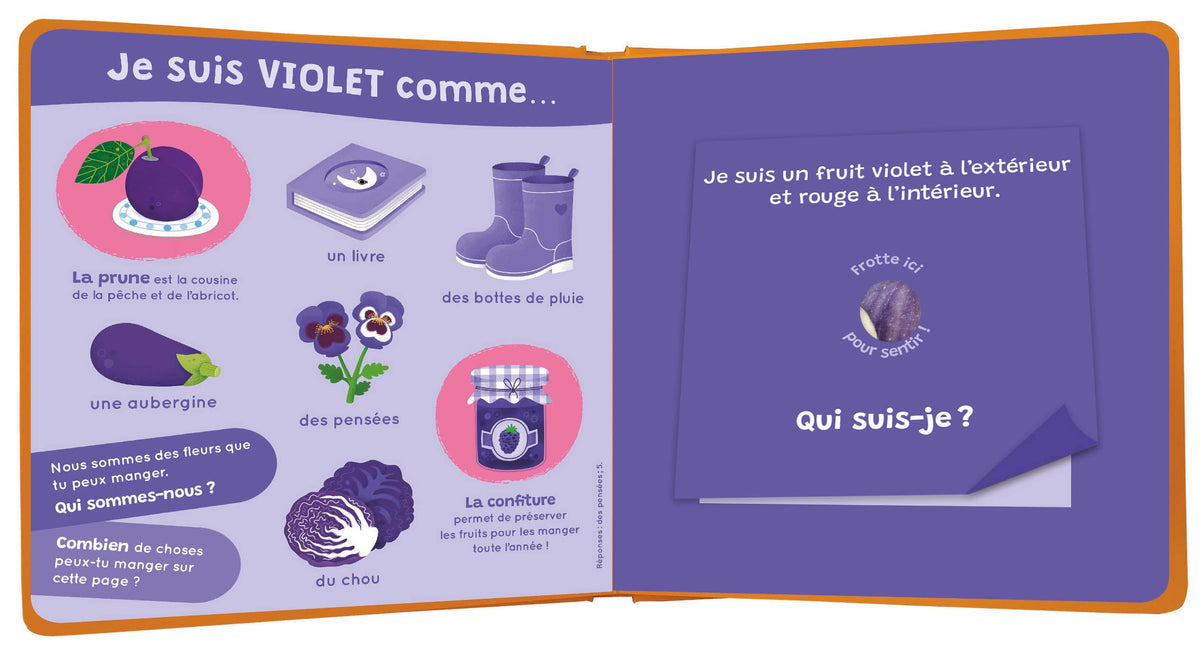 Mon livre des odeurs et des couleurs – L’Automne – Livre sensoriel dès 3 ans AUZOU