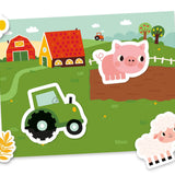 Mon petit coffret aimanté – La ferme – Dès 3 ans AUZOU