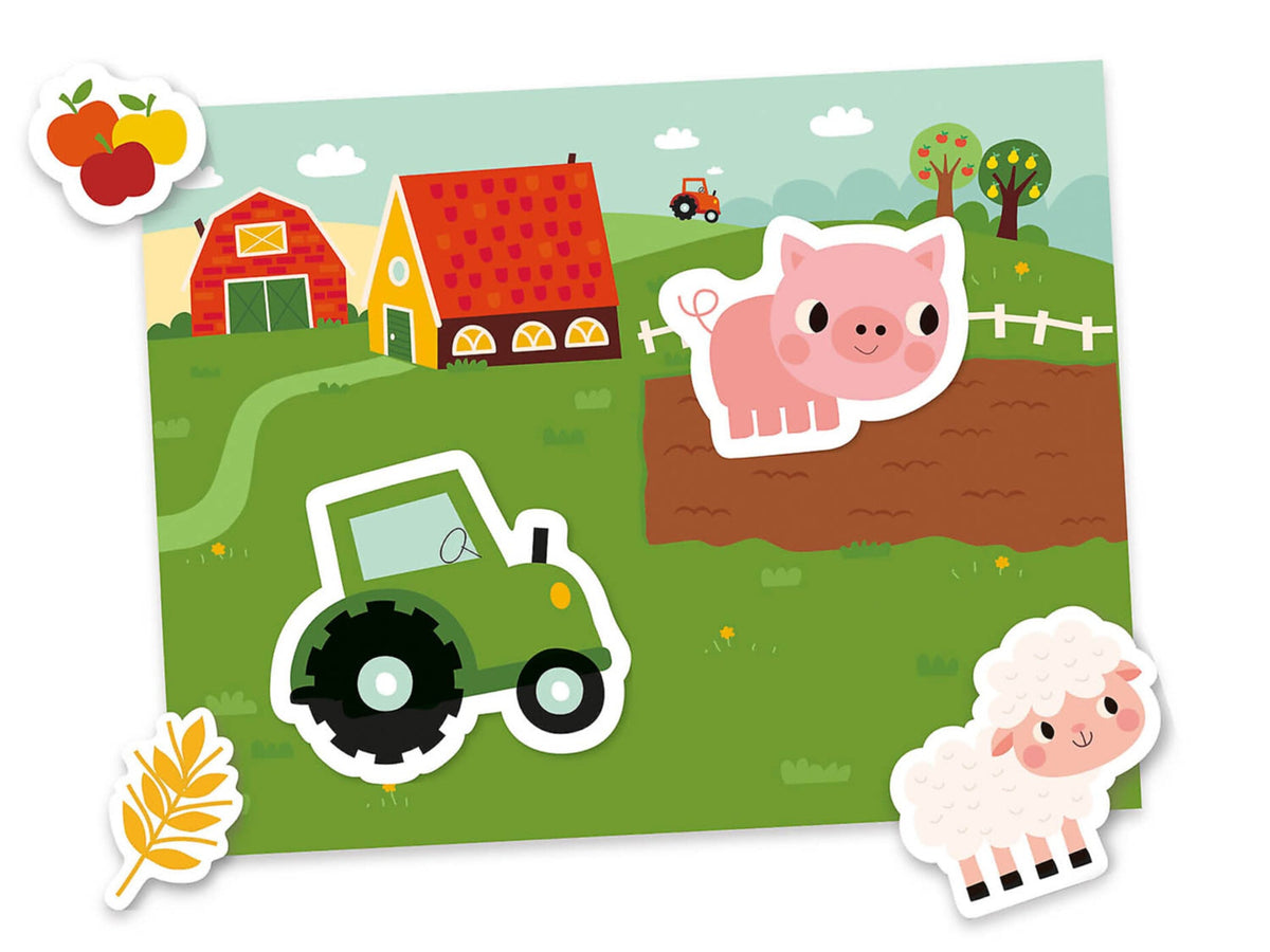 Mon petit coffret aimanté – La ferme – Dès 3 ans AUZOU