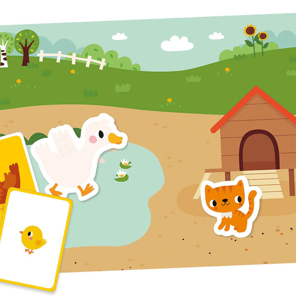 Mon petit coffret aimanté – La ferme – Dès 3 ans AUZOU