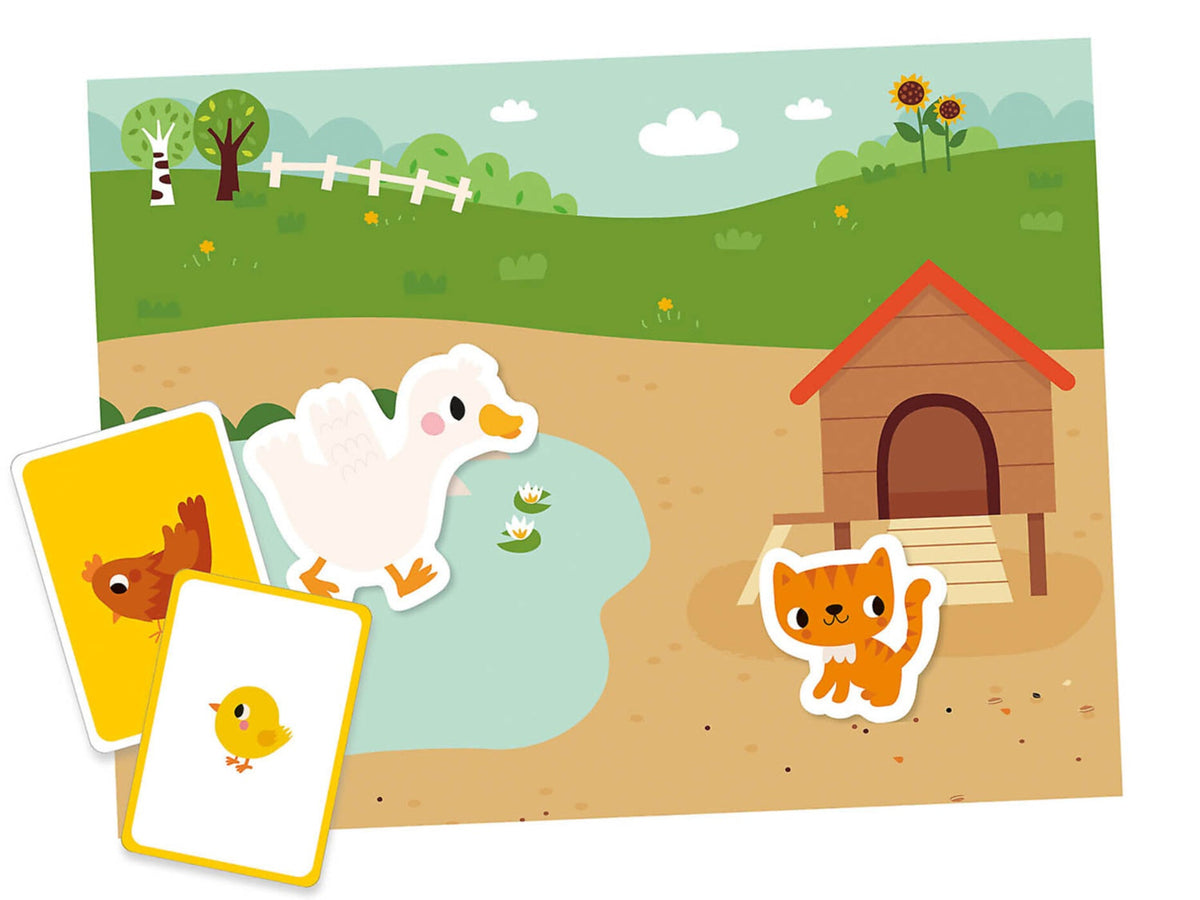 Mon petit coffret aimanté – La ferme – Dès 3 ans AUZOU