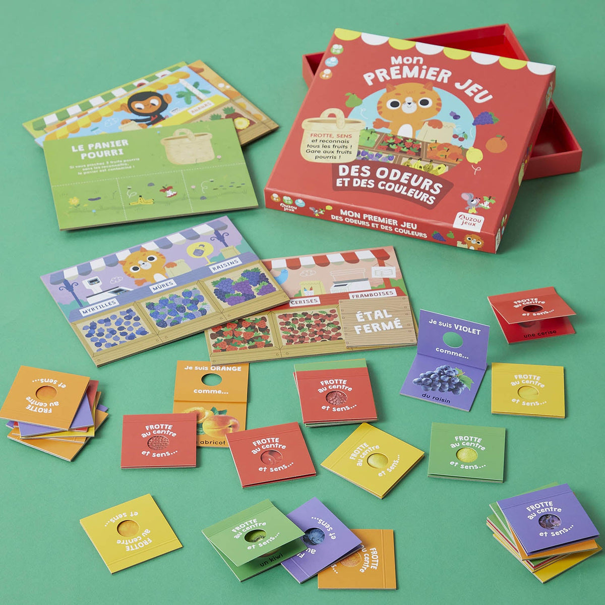 Mon premier jeu des odeurs et des couleurs – Jeu sensoriel dès 3 ans AUZOU