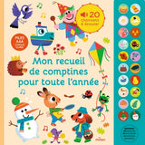 Mon recueil de comptines pour toute l’année – livre sonore bébé MILAN
