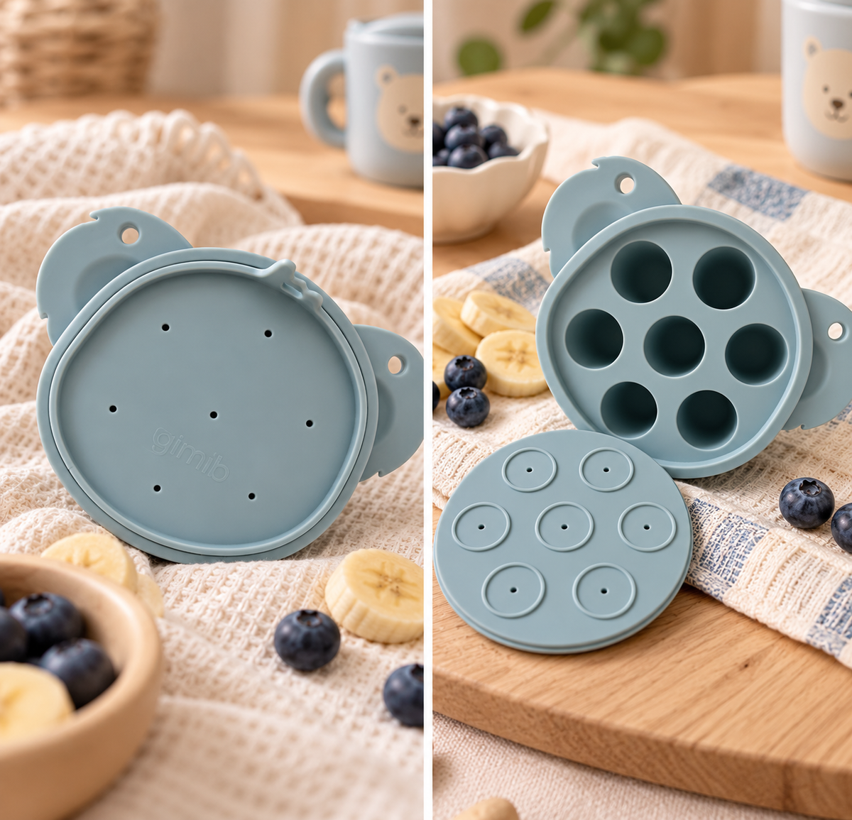 Moule de congélation Koala pour tétine grignoteuse – Portions bébé GMLB