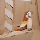 Découvrez Pierre 🦜, le perroquet qui répète tout avec sa voix drôle et ses ailes animées ! Un jouet interactif Montessori signé Mrs Ertha, idéal dès 3 ans.