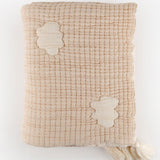 Couverture bébé pastel en mousseline de coton – douceur et confort au quotidien