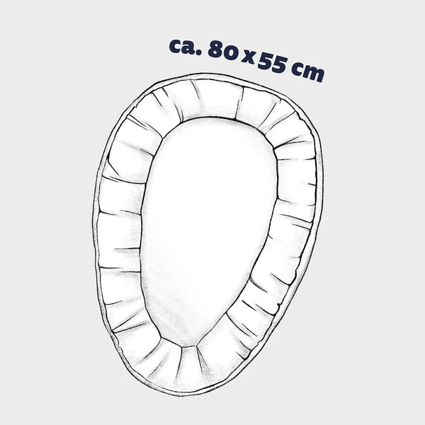 Nid bébé naissance 80x55 cm – cocon réducteur de lit sécurisé babynest JULIUS ZOLNER