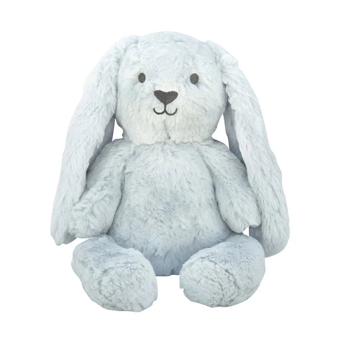 Peluche lapin bleu ciel
