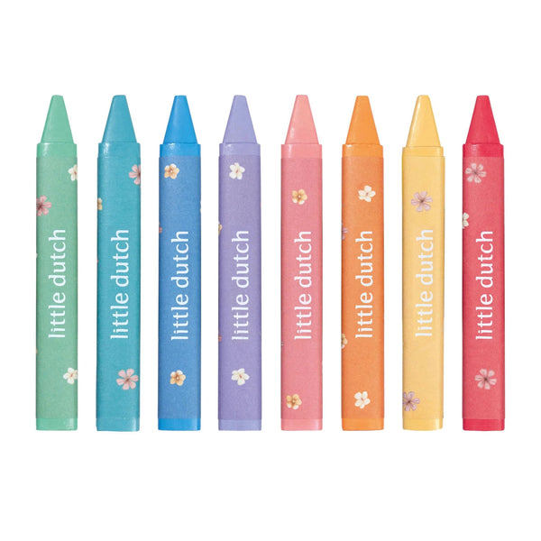 Crayons de cire - Rosa LITTLE DUTCH