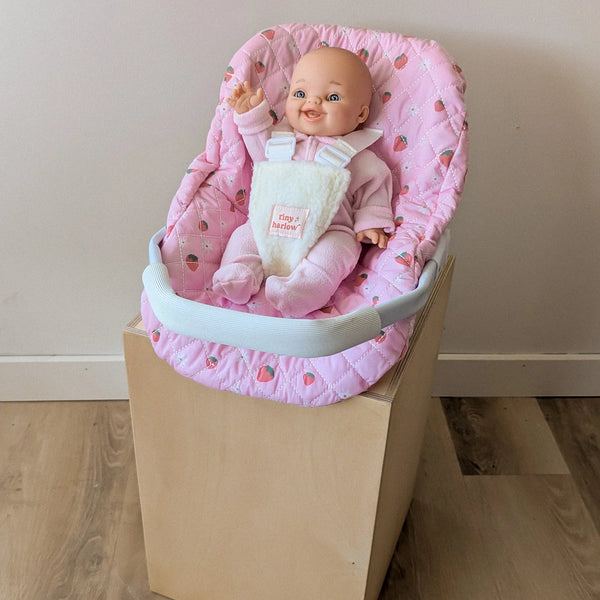 Coquille pour poupée – Pique-nique aux fraises – Tiny Harlow