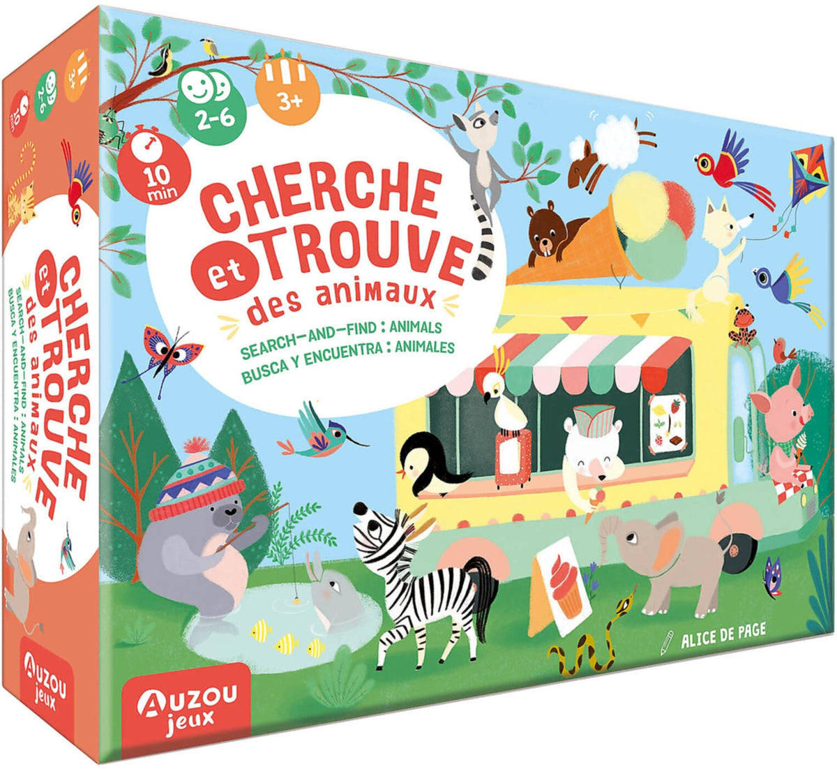 P’tit jeu – Cherche et trouve – Les animaux AUZOU